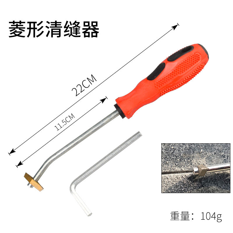 A full set of beauty seam construction tools, beauty seam glue gun, double tube ceramic tile floor tile special slotter, clear seam cone pressure