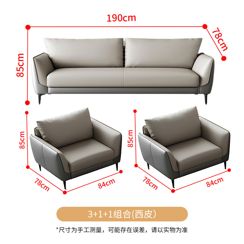 Saint li office sofa coffee table office reception lounge small apartment minimalist sofa