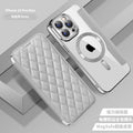 Iphone 17 pro max case, yatun chanel-style magnetic, compatible with apple 16, creative diamond pattern leather case with card slots