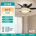 Joyful door american retro living room dining room fan light imitation crystal ceiling fan light eye protection  new fan light