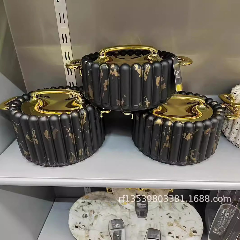 Food warmer 3pcs foreign trade column double-layer thermal insulation box 1.5l-2.0l-2.5l thermal insulation lunch box