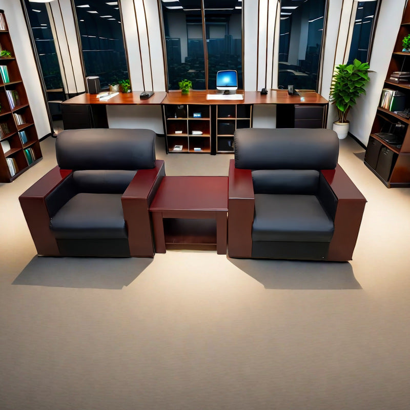 Office sofa business rest area vip reception bench sofa bank conference room reception sofa