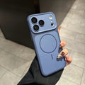 Two-tone magnetic apple 17 pro max phone case, compatible with iphone 16, integrated button protective cover, premium feel for iphone 11