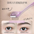 Rhino short head detail eyebrow trimming knife women's special suit compact portable security eyebrow shaving knife beauty tool wholesale