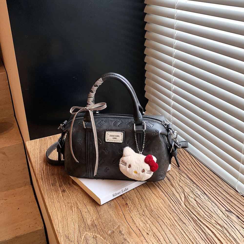 classy printing bag women's 2025 fall and winter new arrival super popular satchel bag accessible luxury niche style shoulder crossbody bag