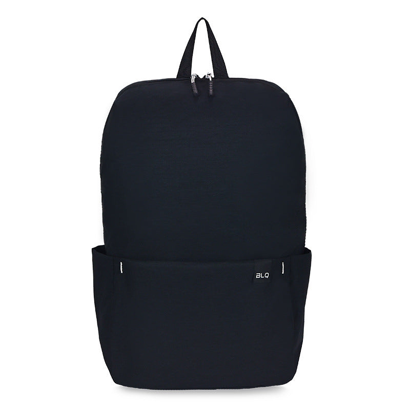 New spring outing backpack: fresh color combinations, small bag, perfect for middle and high school students, college students, everyday commuting, lightweight, breathable, and color block design