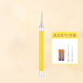 Giraffe ear cleaning kit - lighted ear spoon, safe & visible earwax removal tool for kids, includes tweezers