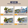 new arrival: desktop dinosaur two-player battle game - parent-child interactive combat, kids' ejection bead puzzle toy
