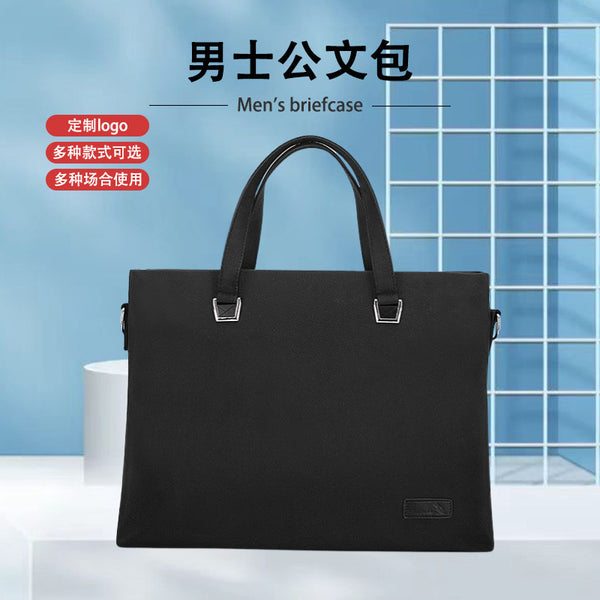 Wholesale messenger bag spring new men's business attendance portable office bag fashion large capacity men's briefcase