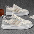 Men's shoes 2026 summer new arrival: youth casual skate shoes, men's thick-soled mesh breathable student sports white shoes