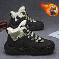 Northeastern snow boots for men winterfleece-linedthickenedheattech two-cotton shoes for men minus 40 degrees cold-proof boots waterproof outdoor