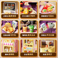 Kids' pretend play toys - realistic supermarket, coffee shop, and convenience store playset with cash register and water dispenser - educational birthday gift for boys and girls