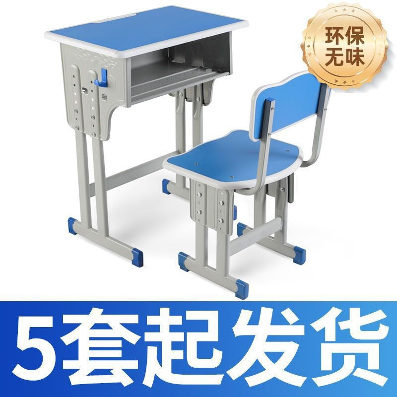 Wholesale school desks and chairs - heavy-duty, reinforced models for campuses. single student study desks and tutoring class desk sets - direct from the manufacturer