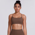 New cloud-feel yoga top: criss-cross back yoga bra tank top - breathable, quick-drying fitness sports bra for women