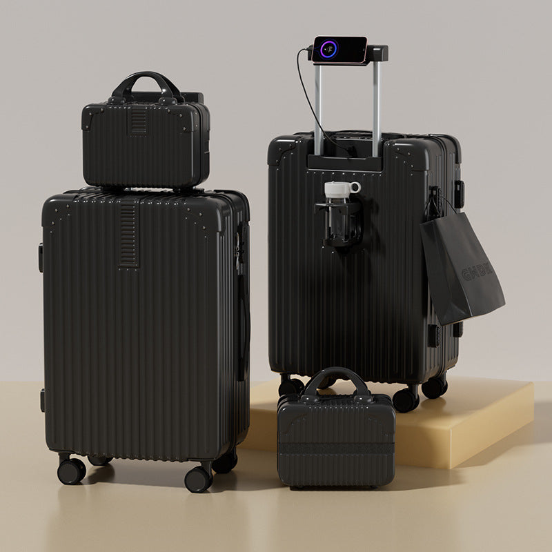 New multi-functional child and mother suitcase, large-capacity men's and women's trolley case, universal wheel password case, suitcase 20 inches