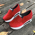 Wholesale women's plus size loafers: new spring/autumn collection - round toe, platform, chunky sole, athletic casual, versatile flats