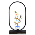 Creative ornament table lamp - bedroom bedside lamp - remote & touch control - deer design - round - wedding decoration - smart gift - tea table lamp