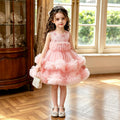 Exportgirl dress sleeveless vest cake skirt tutu skirt sweet style tulle knee-length foreign style princess skirt in stock