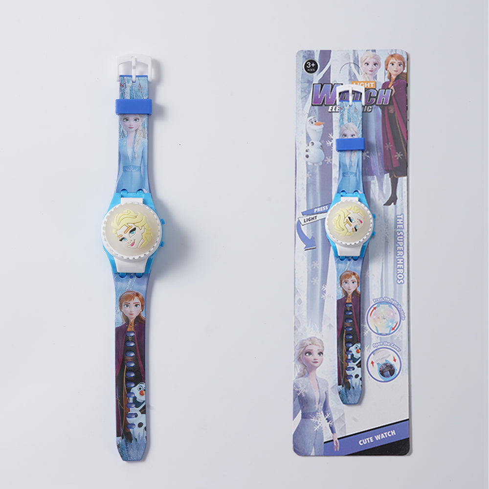 New children's light-up spinning top watch - flashing creative rotating gyro watch - kindergarten small gift toy wholesale