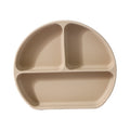 Kids food grade silicone divided dinner plate kids tableware anti-fall food plate baby anti-spill dinner plate