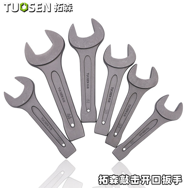 Tuosen Heavy Duty Straight Shank Single Head Tapping Opening Wrench 46-50 Multi-Single Head Opening Stay Wrench Tapping Wrench