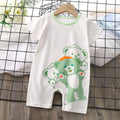 infant romper - new summer collection: korean style, lightweight short-sleeve bodysuit for baby boys and girls