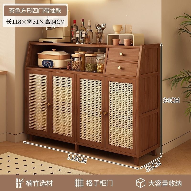 Entrance hall cabinet for home sideboard living room wall-mounted tea cabinet side cabinet multi-functional kitchenware storage rack