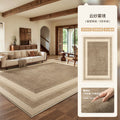 Vintage-style living room rug - easy-clean, wipeable, premium waterproof sofa bedside mat - low-maintenance floor covering, full coverage available