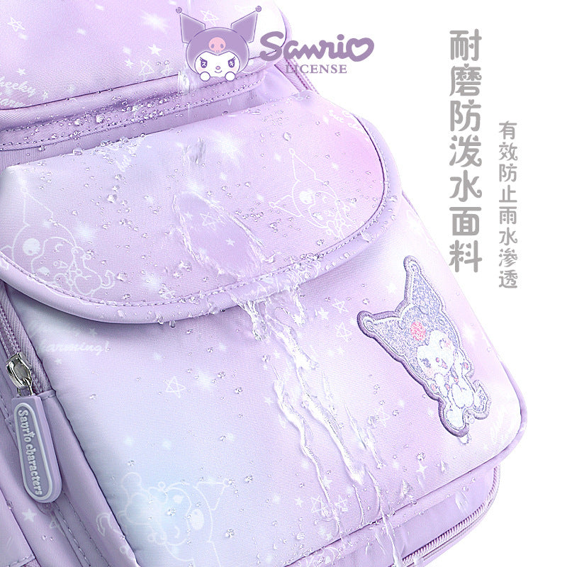 Kuromi - new 2025 lightweight school bag for girls, designed for first to third grade elementary school students - reduces burden, suitable for sixth grade (year 6)