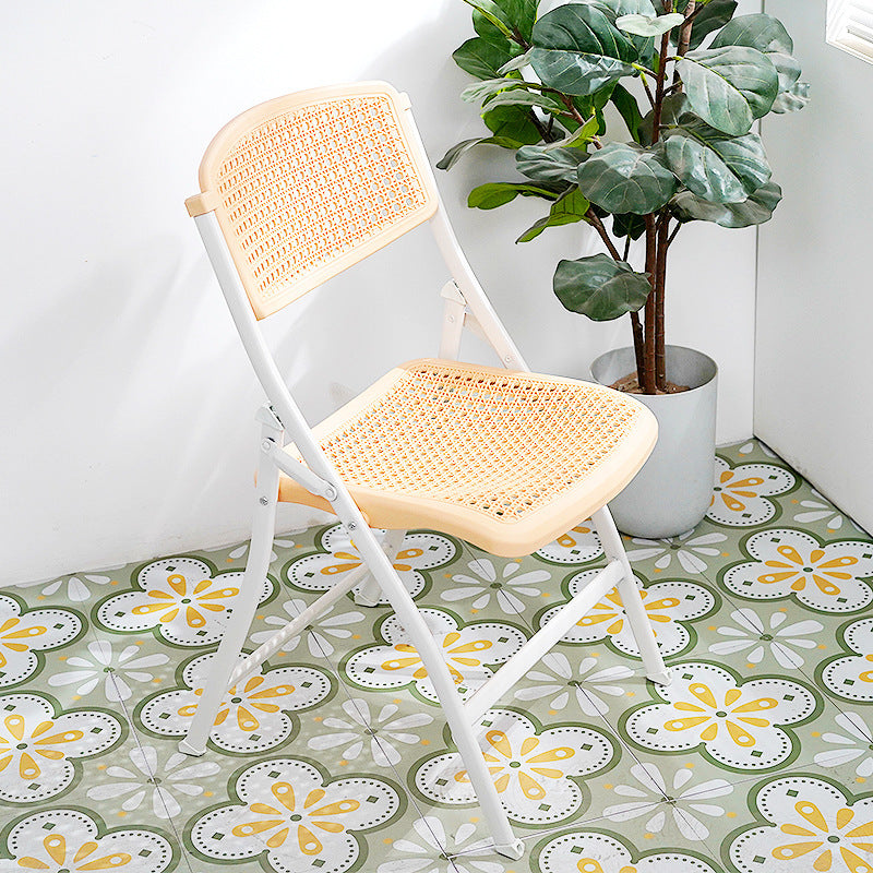 Business office plastic folding chair, exhibition rental hollow backrest foldable computer chair training chair, wholesale