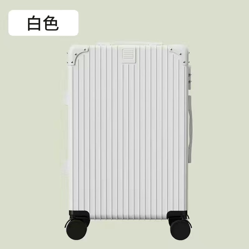 Retro suitcase 24 inch student universal wheel trolley case multi-functional travel password case boarding case travel bag