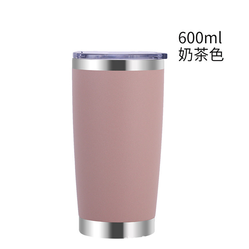 304 stainless steel car cup spray vacuum car ice cup portable double drink cold beer cup wholesale