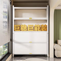 Kitchen storage rack with door, dust-proof storage cabinet, floor-standing multi-layer multi-functional cupboard, sideboard, cupboard, storage cabinet