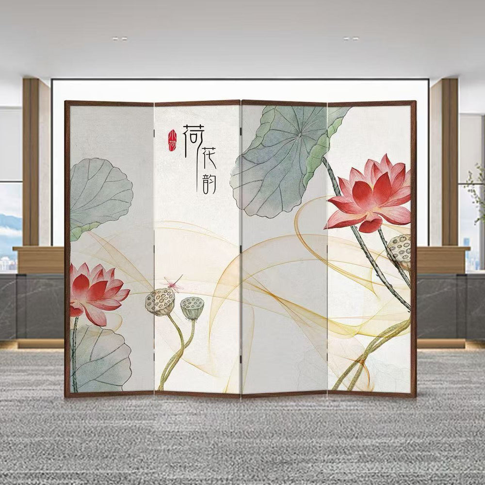 New chinoiserie screen partition office living room restaurant hotel tea room blocking simple modern foldablemovable folding screen