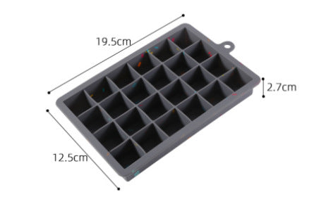 Ice grids new arrival ice cube mold silicone 15 grids 6 grids jelly ice maker ice box ice mold manufacturer in stock