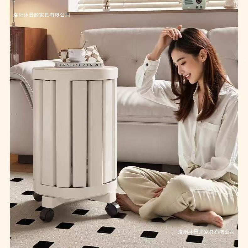 plastic stacking stool - heavy duty round stool, 4-in-1 combination set for home storage, can be used as a dining chair or low stool