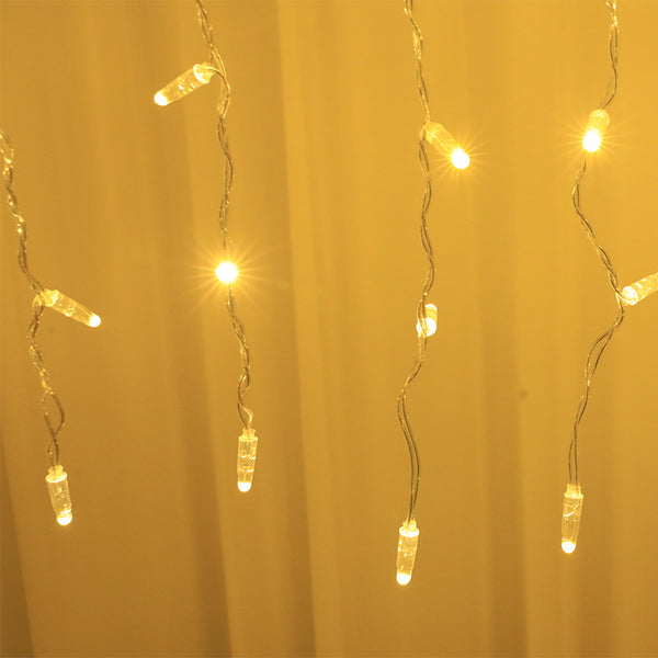 Factory custom outdoor waterproof rubber light string Gypsy star string light farm courtyard atmosphere decoration rubber curtain light