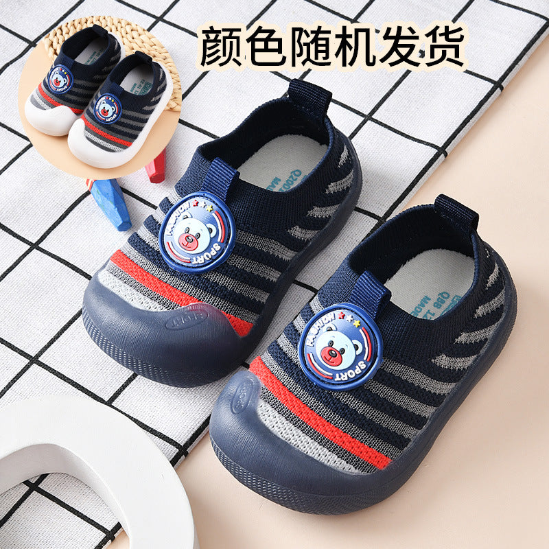 Yidian baby cloth sandals women's summer infant shoes new arrival toddler shoes one year old men's soft bottom
