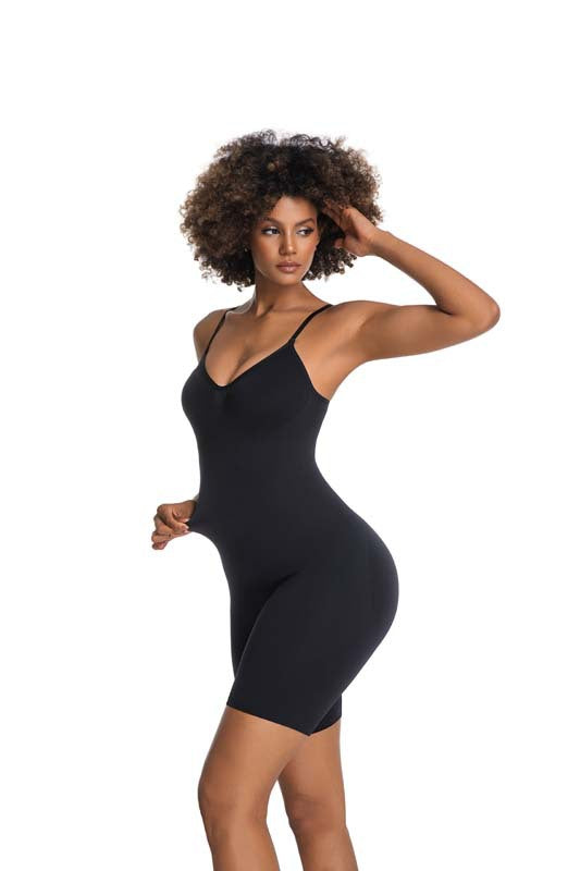 Cross-border hot-selling seamless shapewear, slim-fitting belly and hip lift suspenders, adjustable boxers, breasted integrated