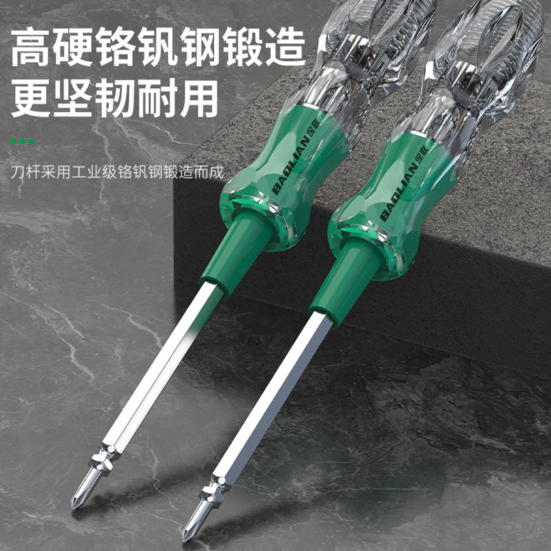 High-torque voltage tester - electrician's specialized tool for fault detection, breakpoint identification, home use, drop-resistant, insulated, multi-functional voltage tester screwdriver