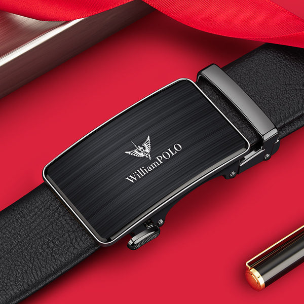 Emperor Paul Belt Men's Genuine Leather First Layer Cowhide Genuine Automatic Buckle Belt Business Belt Men's Premium Sense