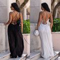 C7738 cross-border    new women's summer sexy mesh camisole jumpsuit