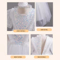 Yimingzhi girls' princess dress - mesh tulle tutu gown for birthday, first birthday, and special occasions - cross-border e-commerce