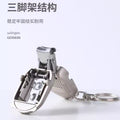 Mini folding nail clippers stainless steel portable manicure tool nail clipper set creative keychain accessories