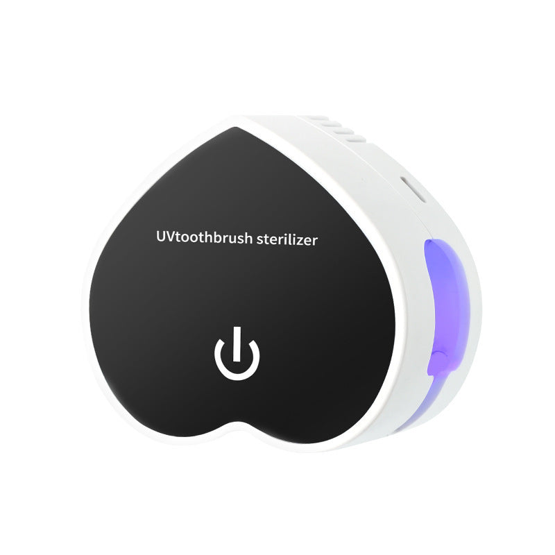Portable Toothbrush Sterilization Box Toothbrush Holder Double UVC UV Sterilization Drying USB Rechargeable Toothbrush Sterilizer