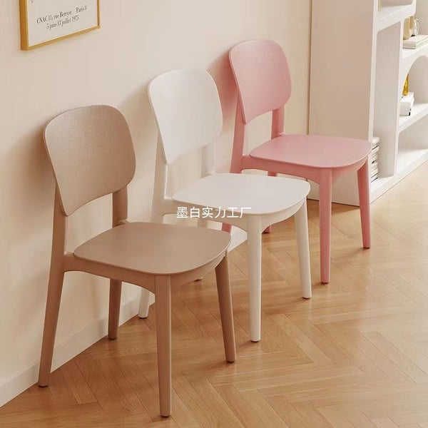 Tal Plastic Chair Home Thickened Restaurant Dining Table Dining Chair Comfortable Sedentary Commercial Modern Simple Stool Backrest