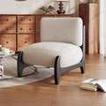 Solid wood sofa chair normcore cashmere single lazy lounge chair japanese style small apartment casual sofa seat small apartment