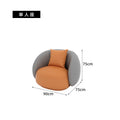 Nordic tech fabric mini sofa set - ideal for living rooms, yoga studios, beauty salons, clothing stores, reception areas, and waiting lounges