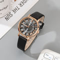 New arrivalexportcreativecut out8312 gear belt watch men's fashion quartz women's watch casual men's watch watch