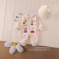 Spring & fall onesie baby cartoon baby clothes long sleeves khaki outing clothes stylish cute super cute crawling clothes khaki